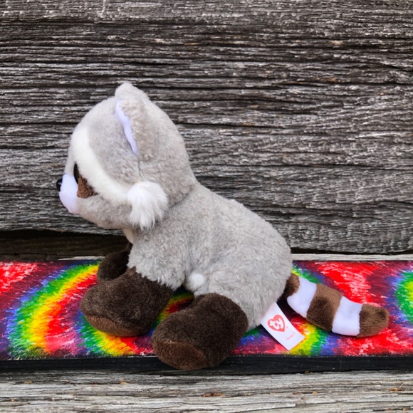 TY Beanie Babies Bandit raccoon plushie stuffed animal toy Plush - Picture 2 of 11